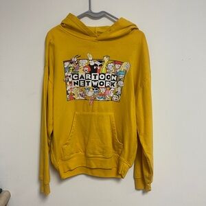 Yellow cartoon network hoodie